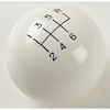 White Classic Shifter Knob Pattern: 6-Speed - image 1