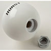 White Replacement Shifter Knob Pattern: 5-Speed - image 3