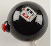 Black Sidewinder Shifter Knob Plastic Ball with Hurst Logo - image 1