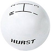White Replacement Shifter Knob Pattern: 3-Speed - image 1