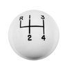 White Classic Shifter Knob 4-Speed - image 2