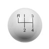 Shift Knob with 4-Speed Upper Left Reverse Pattern for 3/8-16 Threaded Sticks [White] - image 2