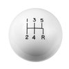 White Classic 5-Speed Shift Knob - image 2