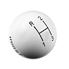 White Replacement Shifter Knob 3-Speed - image 1