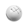 White Replacement Shifter Knob 4-Speed - image 1