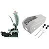 Pistol Grip Quarter Stick Shifter Kit Polished - image 1