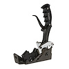 Pistol-Grip 4-Speed Quarter Stick Race Shifter for GM 700R4 and 4L60E/4L80E Automatics [Black Anodized Billet Aluminum] - image 1