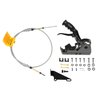 Pistol-Grip 4-Speed Quarter Stick Race Shifter for GM 700R4 and 4L60E/4L80E Automatics [Black Anodized Billet Aluminum] - image 4