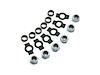 Super/Shifter 3 Pit Pack, 6 Steel Bushings, Locking Tabs & Locknuts, For Bolt-on Linkage Rods - image 1