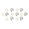 Nylon Bushings and Spring Clips 3, 4, & 5 Speed Shifters - image 1
