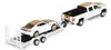 1/64 Scale Diecast Model 2018 Chevrolet 3500 Dually with 2018 Chevrolet Camaro SS and HD Trailer - image 2