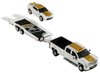 1/64 Scale Diecast Model 2018 Chevrolet 3500 Dually with 2018 Chevrolet Camaro SS and HD Trailer - image 4