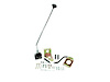 Street Rod Shifter Forward Mount W/Chrome Resto-Style Stick - image 1