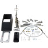 V-Matic 3 Ratchet Shifter for GM, Ford and Mopar 3 and 4-Speed Automatics [Brushed Aluminum T-Handle, Chrome Stick] - image 2