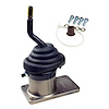 Billet/Plus Short Throw Shifter for 2001-2004 Ford Mustang V8 with Tremec 3650 [Black Stick, Aluminum Base]