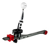 Billet/Plus Short Throw Shifter for 2005-2010 Ford Mustang V8 with Tremec TR3650 [Chrome Stick, White Knob]