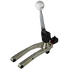 Billet/Plus Short Throw Shifter for 2009-2023 Dodge Challenger 6-Speed [Chrome Stick, White Knob] - image 2