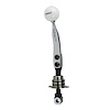 Billet/Plus Manual Short Shifter for 2010-2015 Camaro SS/ZL1/Z28 and 2009 Pontiac G8 GXP [Chrome Stick, White Knob]