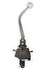 Competition/Plus 4-Speed Shifter for GM and Studebaker with Borg Warner T-10 or Muncie 4-Speed [Chrome Stick, White Knob]