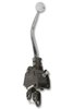 Competition/Plus 4-Speed Shifter for GM and Studebaker with Borg Warner T-10 or Muncie 4-Speed [Chrome Stick, White Knob] - image 3