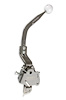Competition/Plus 4-Speed Shifter for Camaro/Monza, Firebird, Skyhawk and Starfire [Chrome Stick, White Knob]
