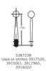 Competition/Plus 4-Speed Shifter for Chevy Corvette and 1982 Camaro/Firebird Torque Tube [Natural Aluminum, White Knob] - image 2