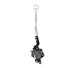 Competition/Plus 4-Speed Shifter for Chevy Camaro and Pontiac Firebird with Muncie or Super T-10 [Chrome Stick, White Knob]