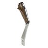 Pistol Grip Shifter Stick for Mopar B and E-Body, Wood Grain, 11.5 in. Tall [Chrome, Wood Grip Plates] - image 2