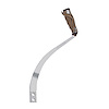 Pistol Grip Shifter Stick for 1968-1970 Mopar B-Body without Console, 20.25 in. Tall [Chrome, Wood Grip Plates] - image 1