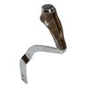 Pistol Grip Shifter Stick for 1968-1970 Mopar B-Body without Console, 20.25 in. Tall [Chrome, Wood Grip Plates] - image 2