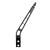 Billet/Plus Shifter Stick, Lay-Back Design, 10 in. Tall, for Two-Bolt Attachment Shifters [Black Anodized Machined Aluminum]
