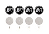 Aluminum Wheel Center Caps 2016-2018 Chevy Camaro - image 1