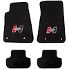 Red Logo Front / Rear Floor Mat Kit for 2010-2015 Camaro - image 1
