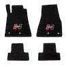 Red Logo Front / Rear Floor Mat Kit for 2010-2015 Mustang - image 1