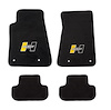 Gold Logo Front / Rear Floor Mat Kit for 2010-2015 Camaro - image 1