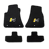 Gold Logo Front / Rear Floor Mat Kit for 2008-2015 Challenger - image 1
