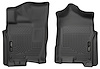 13601 WeatherBeater Front Floor Liners for 2016-2024 Nissan Titan XD and 2017-2024 Nissan Titan [Black] - image 1