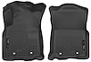13971 WeatherBeater Front Floor Liners for 2018-2023 Toyota Tacoma [Black] - image 1