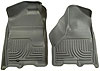 WeatherBeater Floor Liner 02-10 Ram Pickup Gray 2 pc. Front - image 1