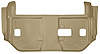 19293 WeatherBeater 3rd Row Floor Liner for 2015-2020 Cadillac, Chevrolet, and GMC Models [Tan] - image 1