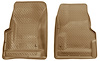 31733 Classic Front Floor Liners for 1997-2006 Jeep Wrangler [Tan] - image 1