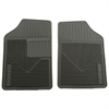 Grey Heavy Duty Front Floor Mats, Fits Various Vehicle Applications - image 1