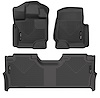 53468 X-act Contour Front & 2nd Row Floor Liners Fits Select Ford F-150 and Select Ford F-150 Lightning [Black]