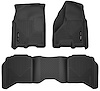 53608 X-act Contour Front & 2nd Row Floor Liners for 2009-2024 Dodge and Ram Models [Black] - image 1