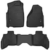 53628 X-act Contour Front & 2nd Row Floor Liners for 2010-2024 Dodge and Ram Models [Black] - image 1