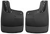 56511 Front Mud Guards for 2003-2010 Ford F-250 Super Duty and 2003-2010 Ford F-350 Super Duty [Black] - image 1