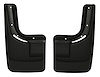 56701 Front Mud Guards for 2004-2012 Chevrolet Colorado and 2004-2012 GMC Canyon [Black] - image 1