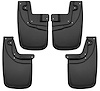 56936 Front & Rear Mud Guards for 2005-2015 Toyota Tacoma and 2005-2015 Toyota Tacoma Pre Runner [Black]