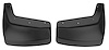 57121 Rear Mud Guards for 2006-2009 Dodge Ram 3500 [Black] - image 1