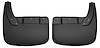 57181 Rear Mud Guards for 2010 Dodge Ram 3500 and 2011-2018 Ram 3500 [Black] - image 1
